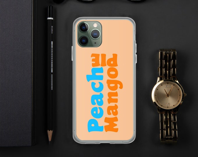Peach Mango Pie iPhone Case - Pinoy - Pinay - Funny Filipino Design - Filipino Christmas Gift - Fast Food Dessert - Filipino Accessory