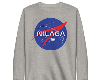 Filipino Sweatshirt Nilaga Premium Unisex/Men's  - Funny Filipino Clothing - Pinoy - Pinay - Phillippines - Filipino American - Space Parody