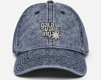 Galavanting Embroidered Vintage Cotton Twill Cap - Funny Filipino Clothing - Pinoy - Pinay - Phillippines - Christmas Gift - Gamer Parody
