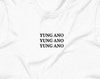 Filipino Shirt "YUNG ANO" Embroidered Premium Unisex/Men - Funny Filipino Clothing - Pinoy Pinay Phillippines - Filipino American - Nanay