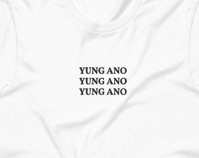 Filipino Shirt "YUNG ANO" Embroidered Premium Unisex/Men - Funny Filipino Clothing - Pinoy Pinay Phillippines - Filipino American - Nanay