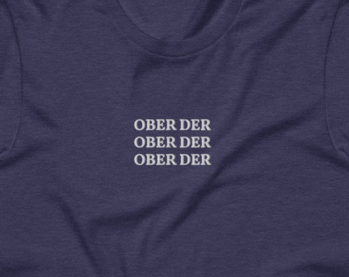 Filipino Shirt "OBER DER" Embroidered Premium Unisex/Men - Funny Filipino Clothing - Pinoy Pinay Phillippines - Filipino American - Nanay