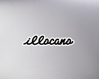 illocano Sticker Bubble-Free - Filipino - Funny Filipino - Pinoy - Pinay - Phillippines - Filipino American - Golfing Parody