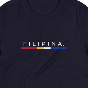 Filipina Shirt einfache Premium Damen Geschenk - Filipina Stolz - Tita - Nanay - Ninang - Lola - Pinay - Philippinen - Filipino American