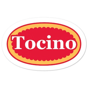 TOCINO Aufkleber Bubble-Free - lustige Filipino - Pinoy - Pinay - Phillippines - Filipino American - Fleisch Parodie - Filipino Weihnachtsgeschenk