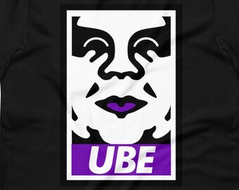 Filipino Shirt UBE Premium Unisex/Men's - Filipino Gift - Funny Filipino - Pinoy - Pinay - Phillippines - Filipino Clothing - OBEY Parody