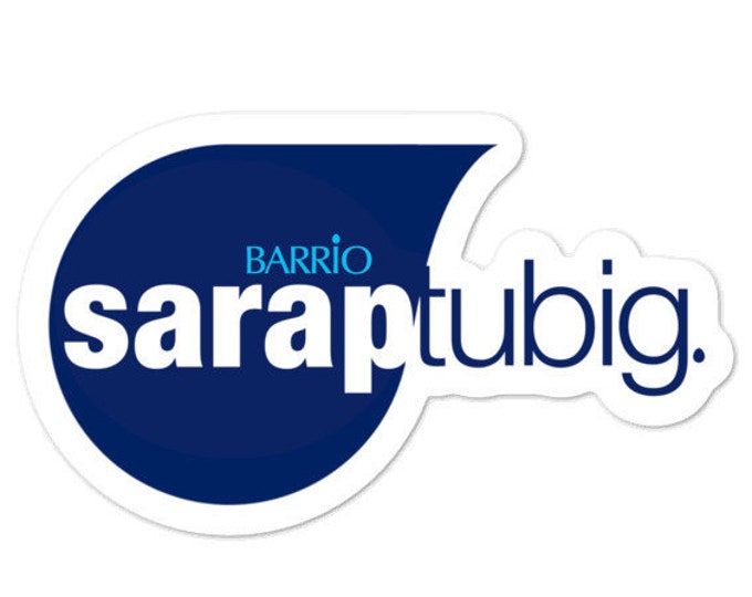 Sarap Tubig Sticker Bubble-Free - Filipino - Funny Filipino - Pinoy - Pinay - Phillippines - Filipino American - Smart Water Parody