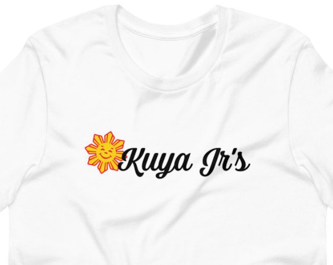 Filipino Shirt Kuya Jr's Modern Premium Unisex/Men - Funny Clothing - Pinoy - Pinay - Phillippines - Filipino American - Fast Food Parody
