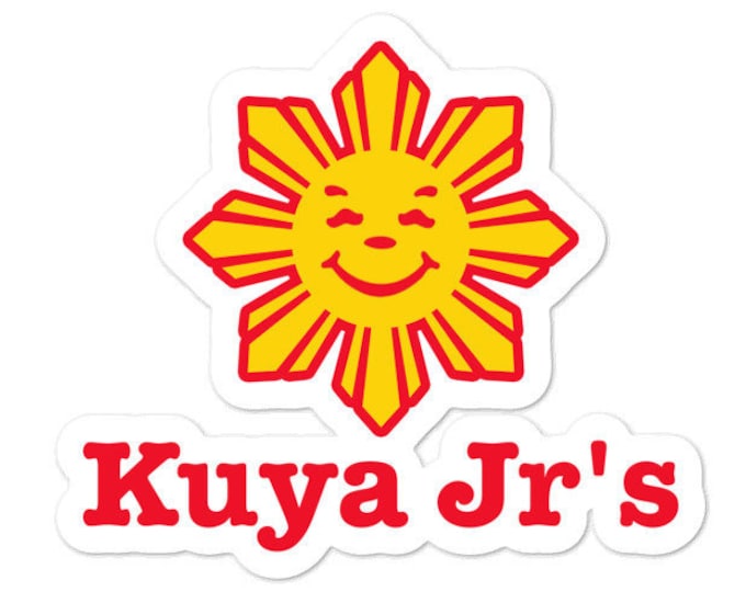Kuya Jr's Classic Sticker Bubble-Free - Funny Filipino - Pinoy - Pinay - Phillippines - Filipino American - JunJun - Fast Food Parody
