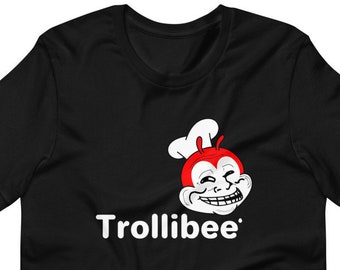 Filipino Shirt Trollibee Premium Unisex/Men's - Funny Clothing - Pinoy - Pinay - Phillippines - Filipino Filipina - Jollibee Parody