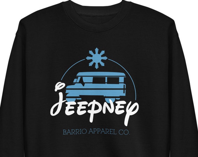 JEEPNEY Resort Filipino Sweatshirt Unisex - Funny Filipino Clothing - Filipino American Streetwear Clothes Parody Shirt - Filipino Gift