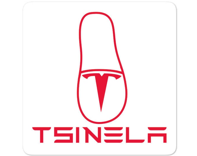 Tsinela Sticker Bubble-Free - Funny Filipino - Pinoy - Pinay - Phillippines - Filipino American - Electric Car Parody - Christmas Gift