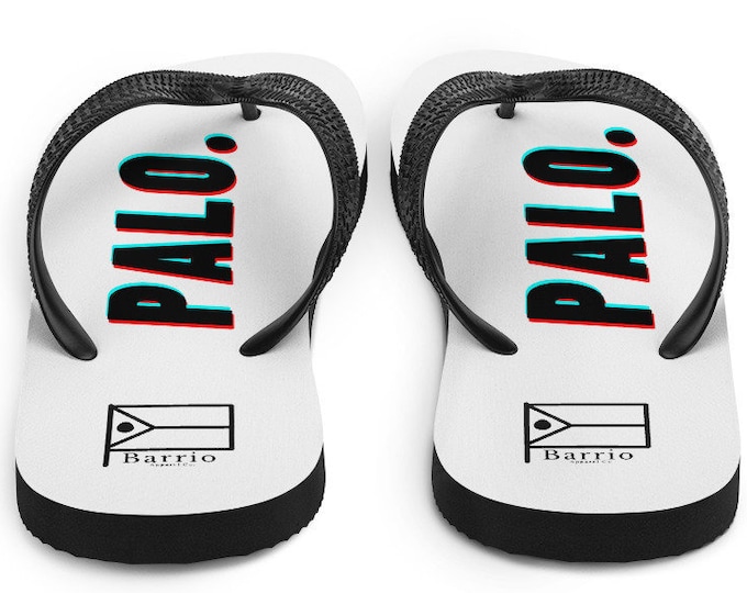Filipino Slippers PALO. Tsinelas - Unisex - Glitch Design - Funny Filipino - Pinoy - Pinay - Phillippines - Swimwear - Filipino Gift