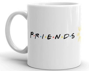 PRIENDS Mug Modern Design - Funny Filipino - Pinoy - Pinay - Phillippines - Filipino American - Coffee - Tea - Cup - FRIENDS Parody