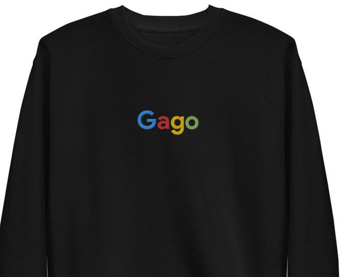 Filipino Sweatshirt Embroidered Gago Unisex Funny Filipino Clothing - Filipino American Streetwear - Search Engine Parody - Filipino Gift