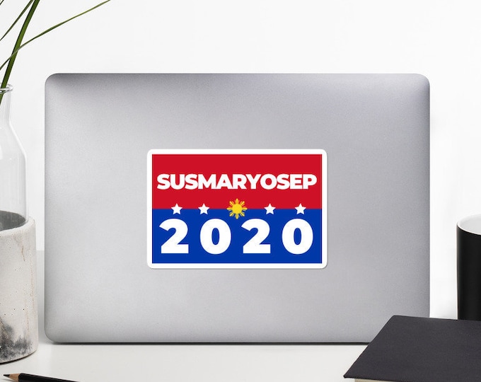 Susmaryosep Sticker Bubble-Free - Filipino - Funny Filipino - Pinoy - Pinay - Phillippines - Filipino American - Election Parody