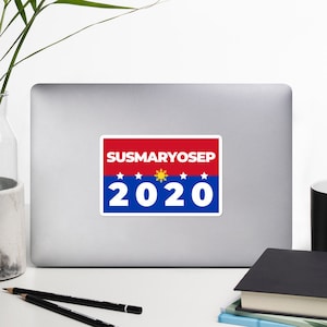 Susmaryosep Sticker Bubble-Free - Filippino - Divertente Filippino - Pinoy - Pinay - Phillippines - Filippino Americano - Parodia Elettorale