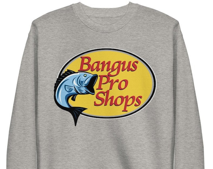 Bangus Pro Shops Filipino Sweatshirt  Unisex - Funny Filipino Clothing - Filipino American Streetwear Clothes- Parody Shirt - Filipino Gift