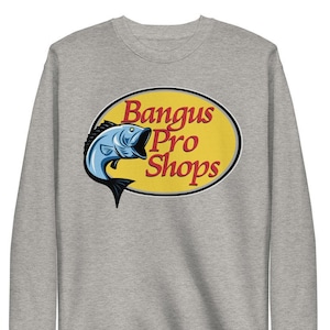 Filipino Sweatshirt Bangus Pro Shops Unisex - Funny Filipino Clothing - Filipino American Streetwear Clothes- Parody Shirt - Filipino Gift
