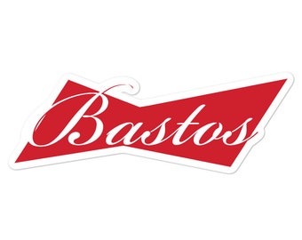 Bastos Beer Drinking Sticker Bubble-Free - Filipino - Funny Filipino - Pinoy - Pinay - Phillippines - Filipino American - Alcohol Parody