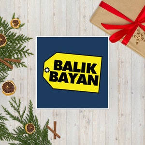 BalikBayan Aufkleber Bubble-Free - lustig - Pinoy - Pinay - Phillippines - Filipino American - Elektronik-Shop Parodie - Weihnachtsgeschenk