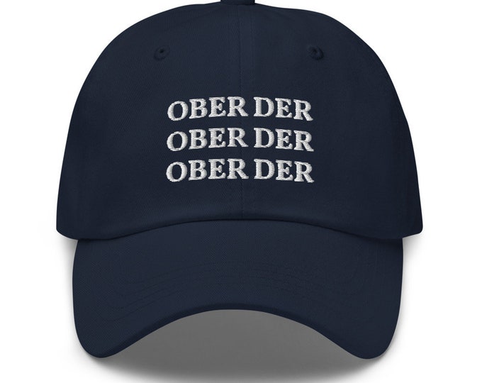 Filipino Dad Hat "OBER DER" EMBROIDERED Gift - Funny Filipino Gift - Pinoy - Pinay - Phillippines - Filipino American - Filipino Pride