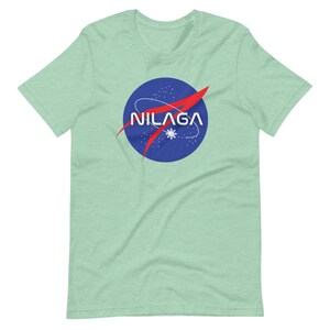 Filipino Shirt Nilaga Premium Unisex/Men's Funny Filipino Clothing Pinoy Pinay Phillippines Filipino American Space Parody Heather Prism Mint