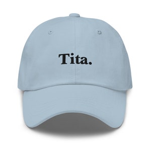Tita Filipino Dad Hat BLACK/WHITE EMBROIDERED - Funny Filipino Gift - Pinoy - Pinay - Philippines - Filipino American - Gift for your Tita!