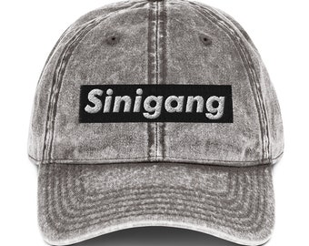 Sinigang Vintage Cotton Twill Dad Cap - Filipino - Funny Filipino - Pinoy - Pinay - Phillippines - Filipino American - Streetwear Parody