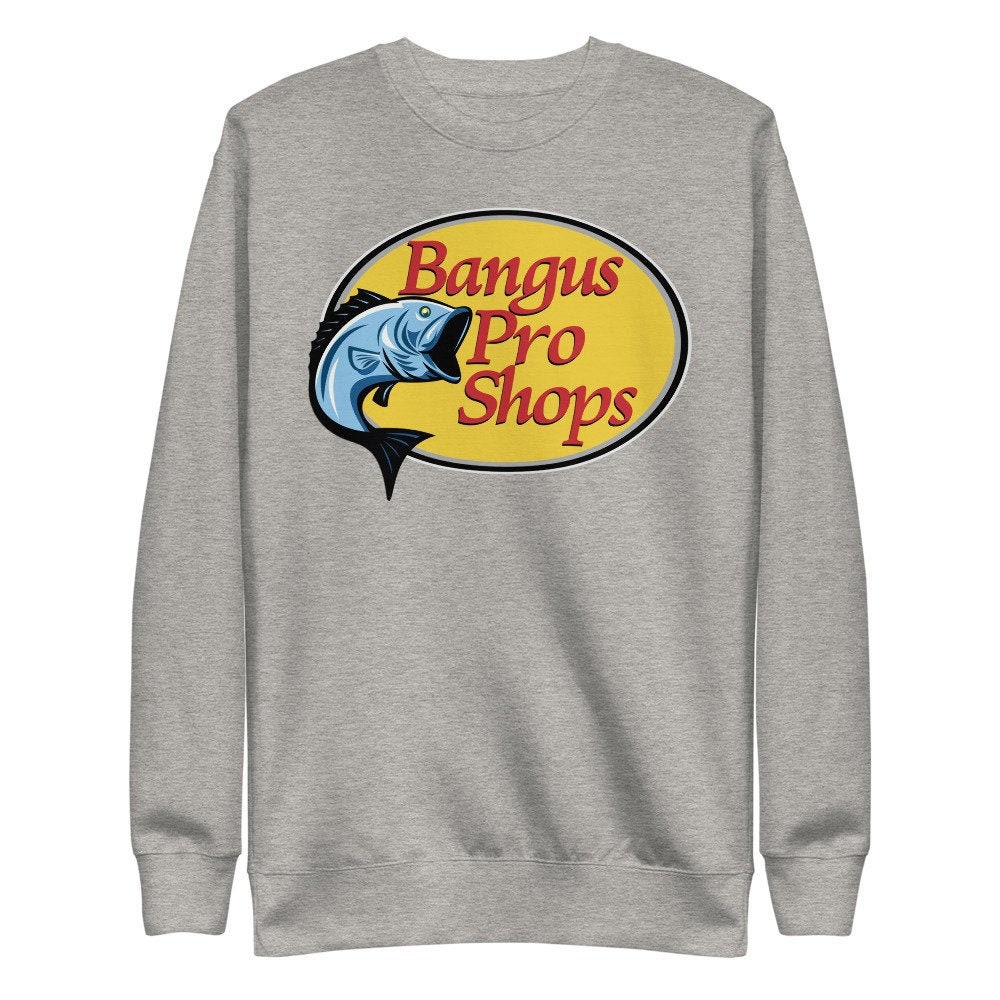 Bangus Pro Shops Filipino Sweatshirt Unisex - Funny Filipino Clothing -  Filipino American Streetwear Clothes- Parody Shirt - Filipino Gift