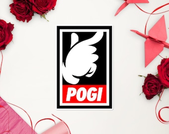 Pogi Pose Filipino Sticker Bubble-Free - Funny - Pinoy - Pinay - Phillippines - Filipino Clothing Accessory Gift - Valentine's Day