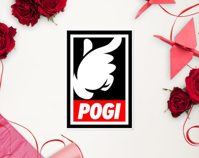 Pogi Pose Filipino Sticker Bubble-Free - Funny - Pinoy - Pinay - Phillippines - Filipino Clothing Accessory Gift - Valentine's Day