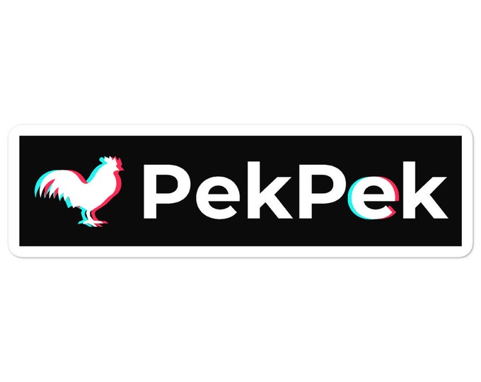 PekPek Sticker Bubble-Free - Filipino - Funny Filipino - Pinoy - Pinay - Phillippines - Filipino American - TikTok Parody