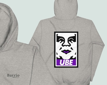 UBE Premium Hoodie Unisex/Men's - Filipino Gift - Funny Filipino - Pinoy - Pinay - Phillippines - Filipino Clothing - OBEY Parody