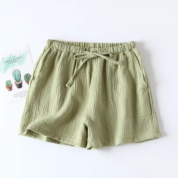 Comfy Japanese Pajama Shorts Pull on 