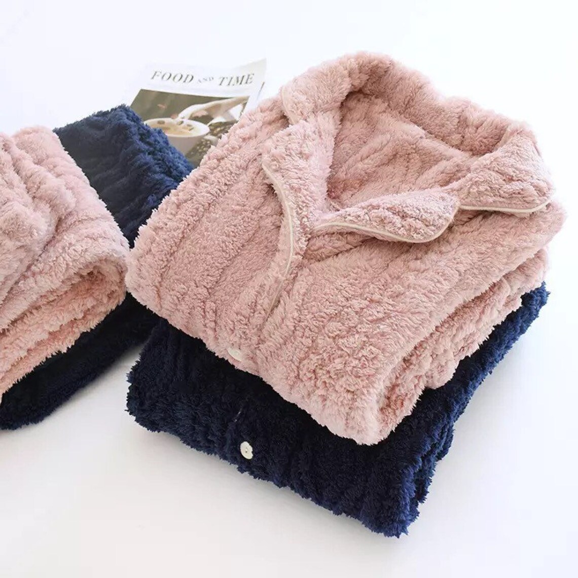 Thick and Warm Couple Pajama - Etsy