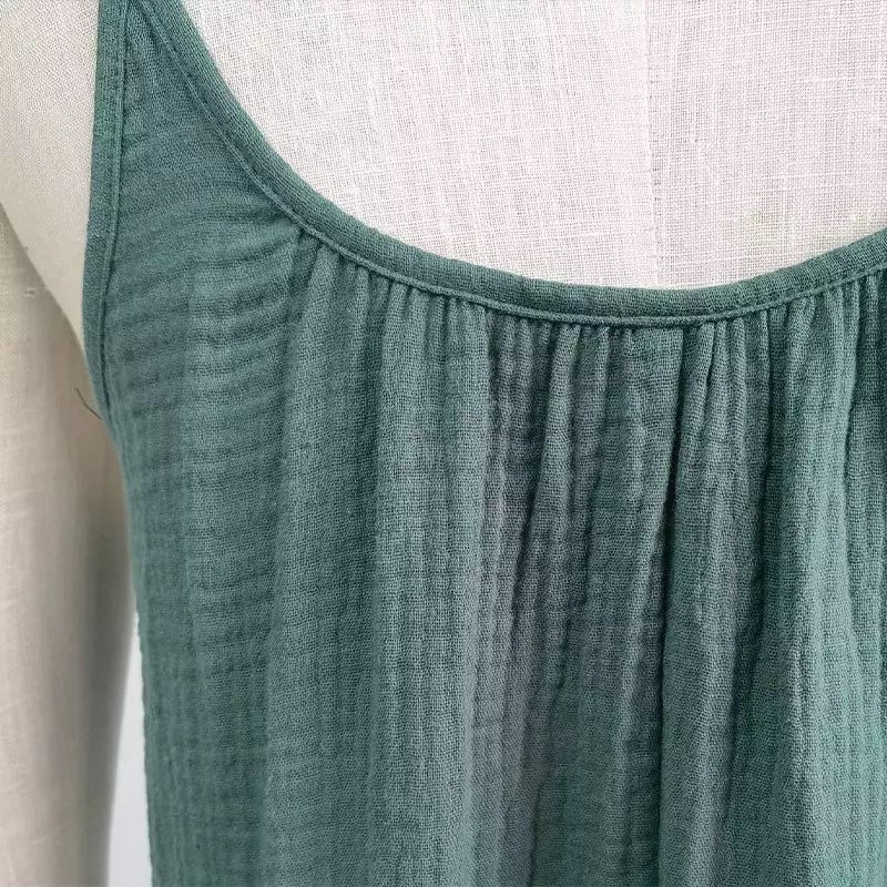 Gauze Spaghetti Long Dresses Casual Loose Fit / beach dress | Etsy