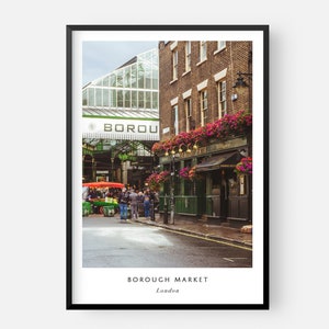 London Borough Market Print | London Photography Print | London Wall Art |  London Poster | London Architecture