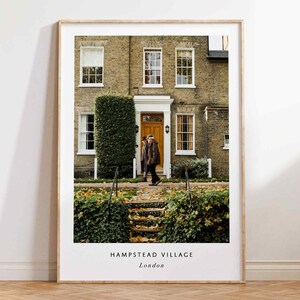 London Hampwinkel Poster | London Poster | Herbst | London Wand Kunst | Hampshire Wandkunst | Hampstad Dorf