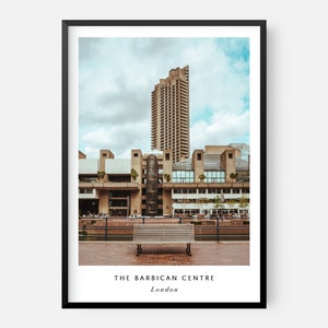 London Barbican Centre Print | Brutalist Architecture| Street Photography | London Wall Art | Travel Prints