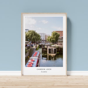 Camden Lock Print | Camden Poster | Photography Print | Wall Art