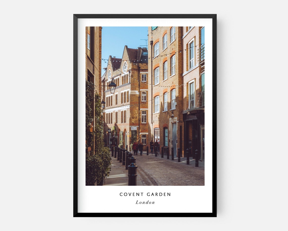 London Covent Garden Print Covent Garden Wall Art London Wall Art