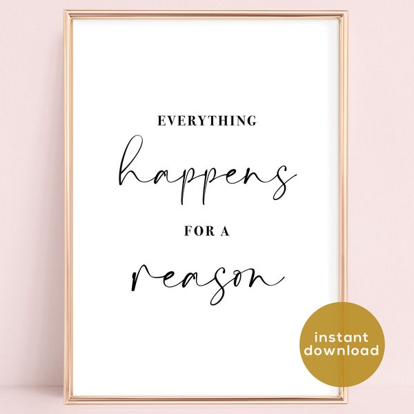 Everything Happens - Etsy