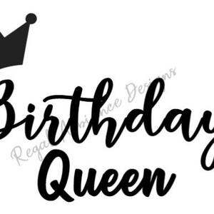 Birthday svg, Birthday Queen svg, It&#39;s My Birthday svg, Birthday Girl, Cricut Cut File