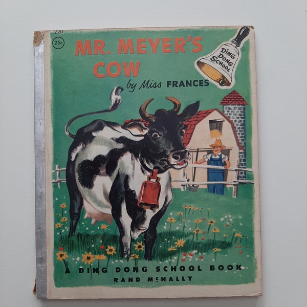 Vintage "Mr. Meyer's Cow" Children's Book, copyright 1955