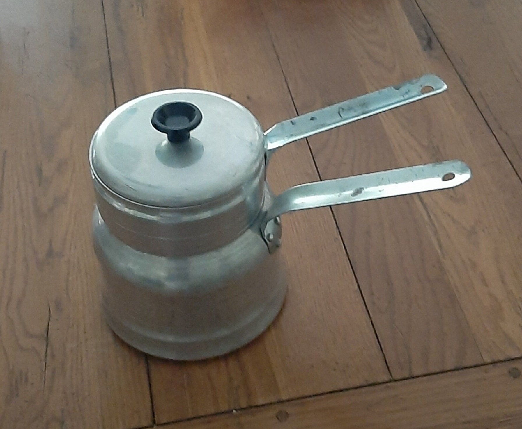 Vintage Comet Double Boiler Pot w/Lid the Popular Aluminum Made in USA-Free  Ship