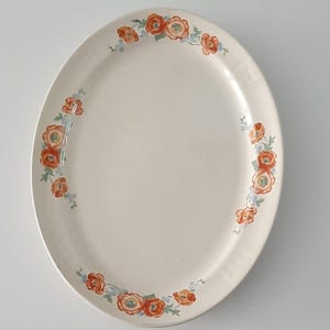 Vintage Oval Serving Tray