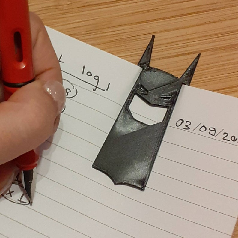 Batman Bookmark Superhero DC Comics Back to School | Etsy