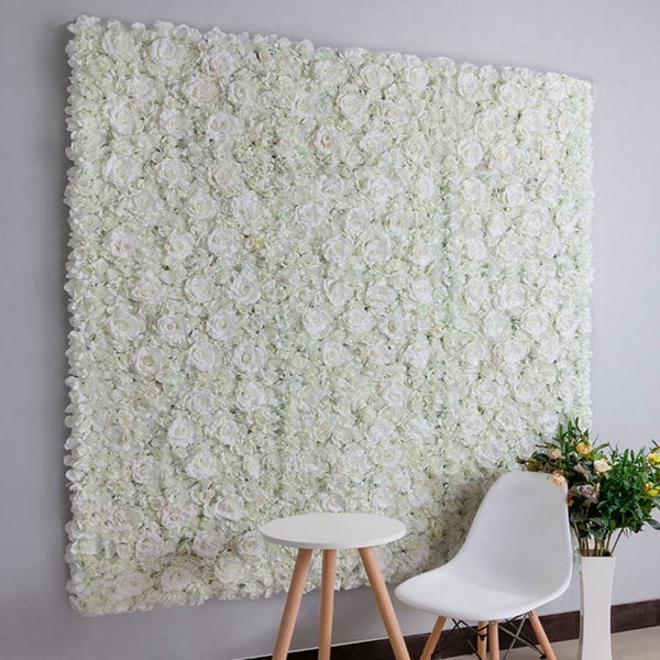 White Flower Wall Etsy