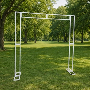 8x8 ft [Rectangle Flower Arch Stand]: Wedding Photo Booth Frame